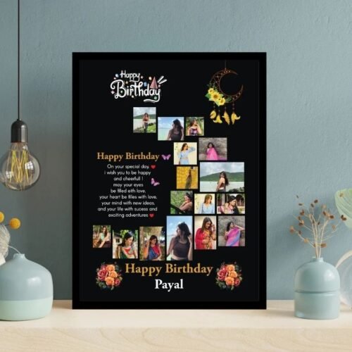 Birthday Design Moon Black (16Pic)